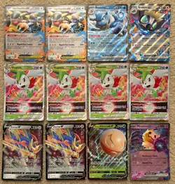 12 Pokemon Jumbo Promo Card Oversized 5"x7" Lot EX V VSTAR - Image 1