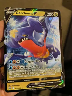 Pokemon Garchomp v TCG Holo Card Astral Radiance 117/189 - Image 1