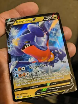 Pokemon Garchomp v TCG Holo Card Astral Radiance 117/189 - Image 2