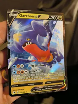 Pokemon Garchomp v TCG Holo Card Astral Radiance 117/189 - Image 3