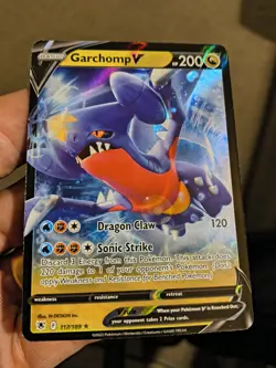 Pokemon Garchomp v TCG Holo Card Astral Radiance 117/189 - Image 4