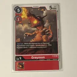 Digimon Card Game Greymon P-010 P NM - Image 1