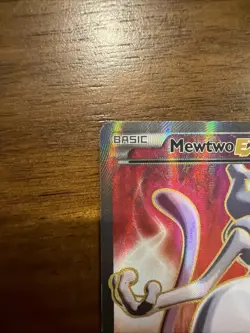 Pokemon Mewtwo-EX TCG Full Art Ultra Rare Holo Card Breakthrough 158/162 - Image 2