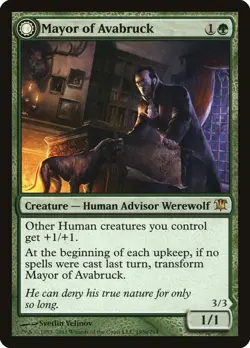 Mayor of Avabruck LP #193a Innistrad MTG - Image 1