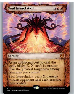 Soul Immolation (Showcase) - #321 - Mythic - Lorwyn Eclipsed - ECL - Image 1