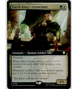 Earth King's Lieutenant (Extended Art) - Foil - 0380 - MTG X Avatar - Image 1