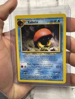 Pokemon Kabuto 56/75 Neo Discovery Regular Common Pokemon Card Vintage NM/MT TCG - Image 2