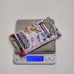 Pokemon Scarlet & Violet Prismatic Evolutions Booster Pack - Heavy - 22.55g - Image 1