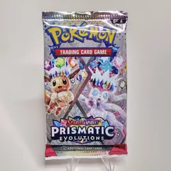 Pokemon Scarlet & Violet Prismatic Evolutions Booster Pack - Heavy - 22.55g - Image 3