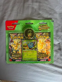 Pokemon Mega Evolution Ascend Heroes 2 Pack Blister Erikas Tangela SEALED - Image 1