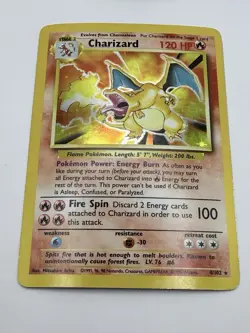 Charizard 4/102 - Base Set Holo Rare Unlimited WOTC Pokemon TCG Vintage - LP - Image 4