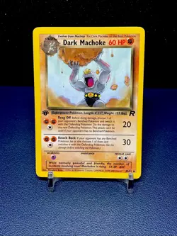 Dark Machoke Team Rocket Uncommon NM/LP+ Pokemon 40/82 1st Edition - Image 1