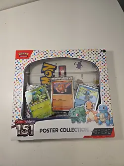 Nintendo Pokemon TCG Scarlet & Violet - 151 Poster Collection Box - 3 Packs 820650853166 - Image 1