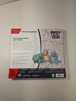 Nintendo Pokemon TCG Scarlet & Violet - 151 Poster Collection Box - 3 Packs 820650853166 - Image 2