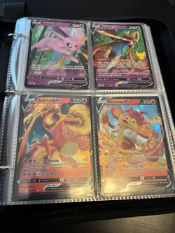 Assorted Pokemon card collection in binder - Image 2
