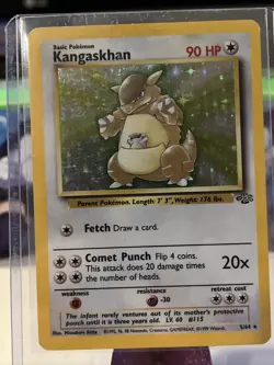Pokemon TCG Kangaskhan Jungle 5/64 Holo Unlimited Holo Rare MP 1 - Image 1