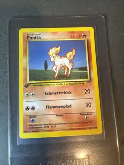Pokemon 1st Edition German Base Set Ponyta (Ponita) - Image 1