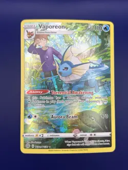 Vaporeon TG02 Brilliant Stars Trainer Gallery Pokemon TCG - NM - Image 1