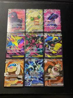 Pokemon TCG Scarlet & Violet / Mega Evolution Full Art Ex Ultra Rare Holo Lot - Image 1
