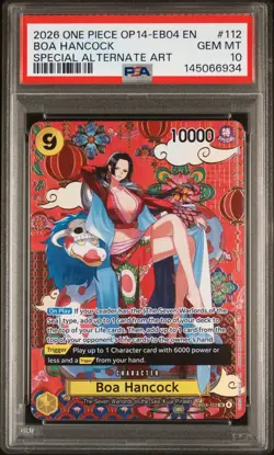 ONE PIECE OP14-EB04 EN BOA HANCOCK OP14-112 (SP) - PSA 10 - Image 1