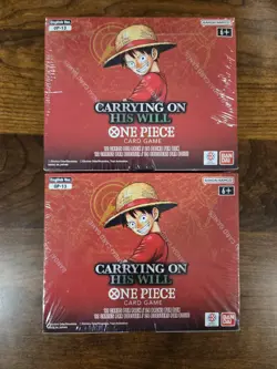 2boxes-One Piece Carrying On His Will Booster Box OP-13 Sealed English Booster - Image 1
