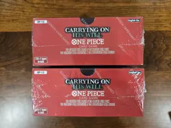 2boxes-One Piece Carrying On His Will Booster Box OP-13 Sealed English Booster - Image 4