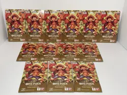 One Piece Card The Best CCG English Ver. PRB-01 Sleeved Booster Packs Lot Of 13 - Image 1