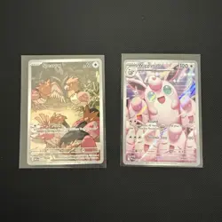 Pokemon TCG MEG Foil Card Lot - Spearow, Wigglytuff, 2 Cards - Image 1