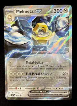 Melmetal Ex 104 - Promo Card - Scarlet & Violet - Pokemon TCG Near Mint English - Image 1