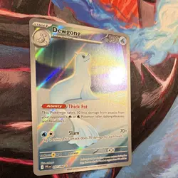 Pokemon Dewgong 097/094 PFLN Rare Holo Stage 1 130 HP Ability Water Card - Image 3