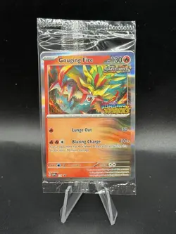 Gouging Fire - 151 Staff Prerelease - SV: Scarlet & Violet Promo Card SEALED Ep3 - Image 1