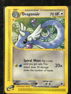 Pokemon Card - Dragonair Expedition 75/165 Non Holo Rare - Image 1
