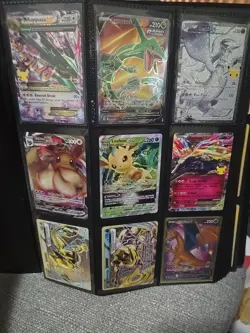 Pokemon Collection Binder lot over 180 Cards tons of hits all Eras - Image 1