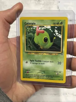 Pokemon Caterpie 53/75 Neo Discovery Regular NM Pokemon Vintage Vtg Card TCG - Image 1