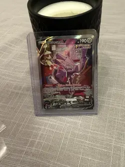 Pokemon TCG Genesect V Fusion Strike Alternate Art Rare Card 255/264 LP - Image 1