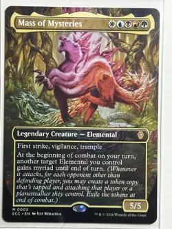 Mass of Mysteries (Borderless) Commander: Lorwyn Eclipsed 3 Regular MTG Card NM - Image 1