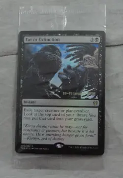 Eat to Extinction Prerelease Foil Card Rare Magic The Gathering (THB) - Image 1