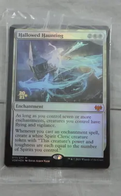 Magic The Gathering Hallowed Haunting Rare Prerelease Foil Card VOW - Image 1