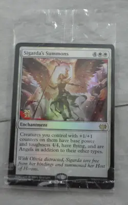 Magic The Gathering Sigarda's Summons Rare Prerelease Foil Card VOW - Image 1