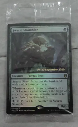 Magic The Gathering Swarm Shambler Rare Prerelease Foil Card ZNR - Image 1