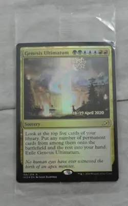 Genesis Ultimatum Prerelease Foil Card Rare Magic The Gathering NM (IKO) - Image 1