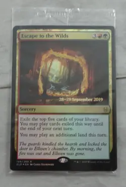 Escape to the Wilds Prerelease Foil Card Rare Magic The Gathering (ELD) - Image 1