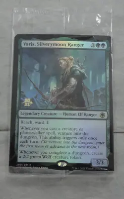 Varis, Silverymoon Ranger Foil Card Rare Magic The Gathering NM (AFR) - Image 1