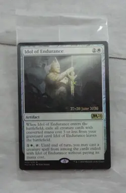 Magic The Gathering Idol of Endurance Rare Prerelease Foil Card M21 - Image 1