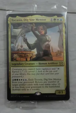 Magic The Gathering Tocasia, Dig Site Mentor Rare Prerelease Foil Card BRO - Image 1