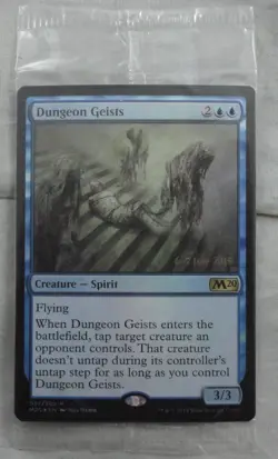 Magic The Gathering Dungeon Geists Foil Prerelease Card MTG CARD M20 - Image 1