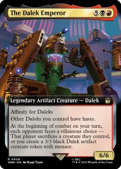 The Dalek Emperor (Extended Art) - 406 / English / Near Mint MTG - Image 1