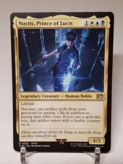 MTG Final Fantasy Noctis, Prince of Lucis (R 0235) - Image 1