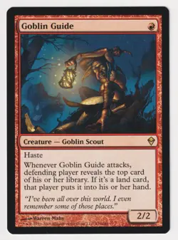 Signed Goblin Guide Proof Sketch LP Zendikar Artist Warren Mahy MTG Magic AP! - Image 2