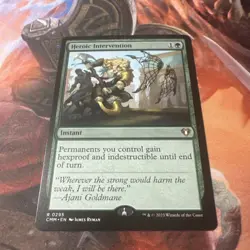 Heroic Intervention #295 (NM) Commander Masters CMM Magic MTG pack fresh - Image 1